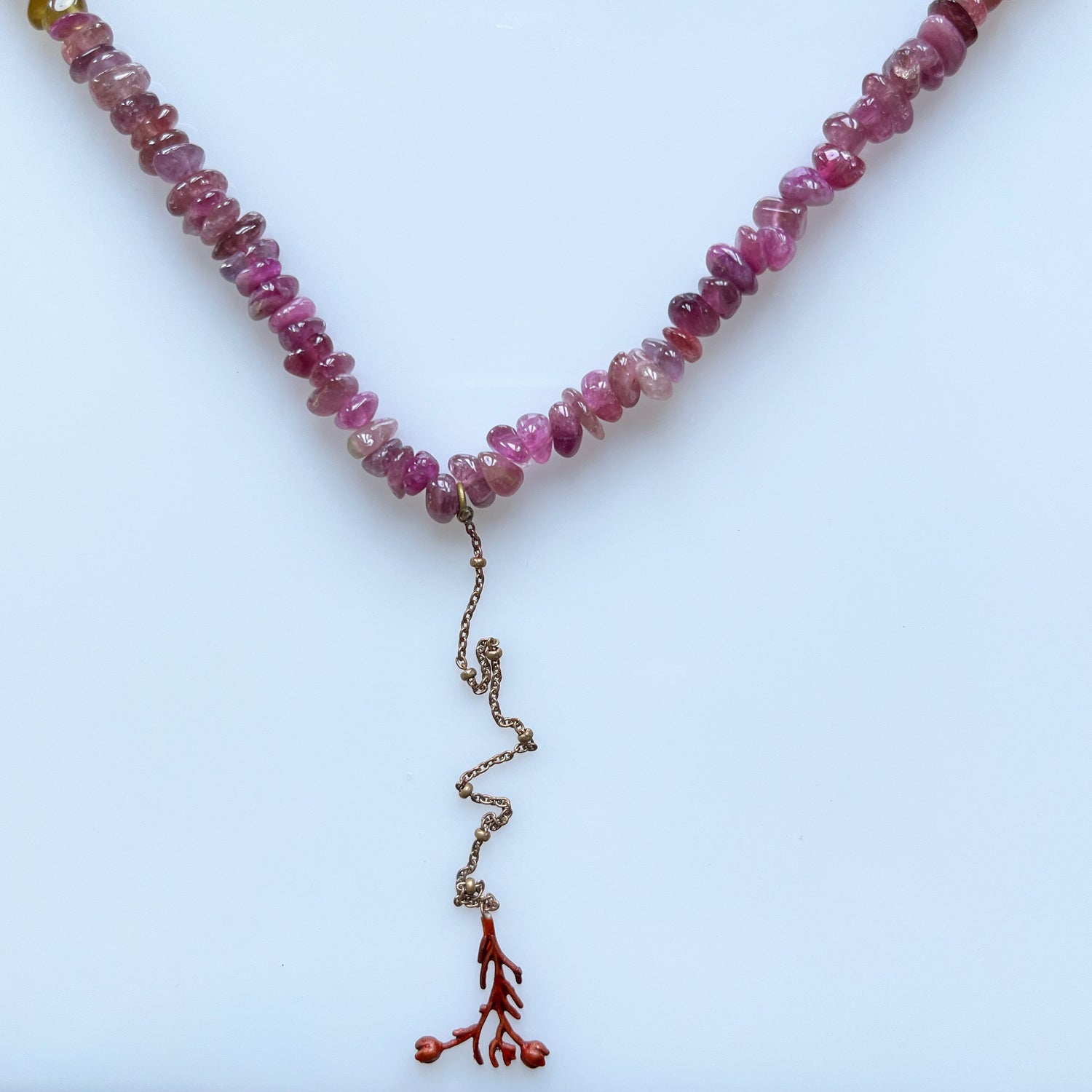 UniQue Tormalina Rosa Collana