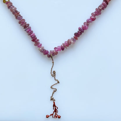 UniQue Tormalina Rosa Collana