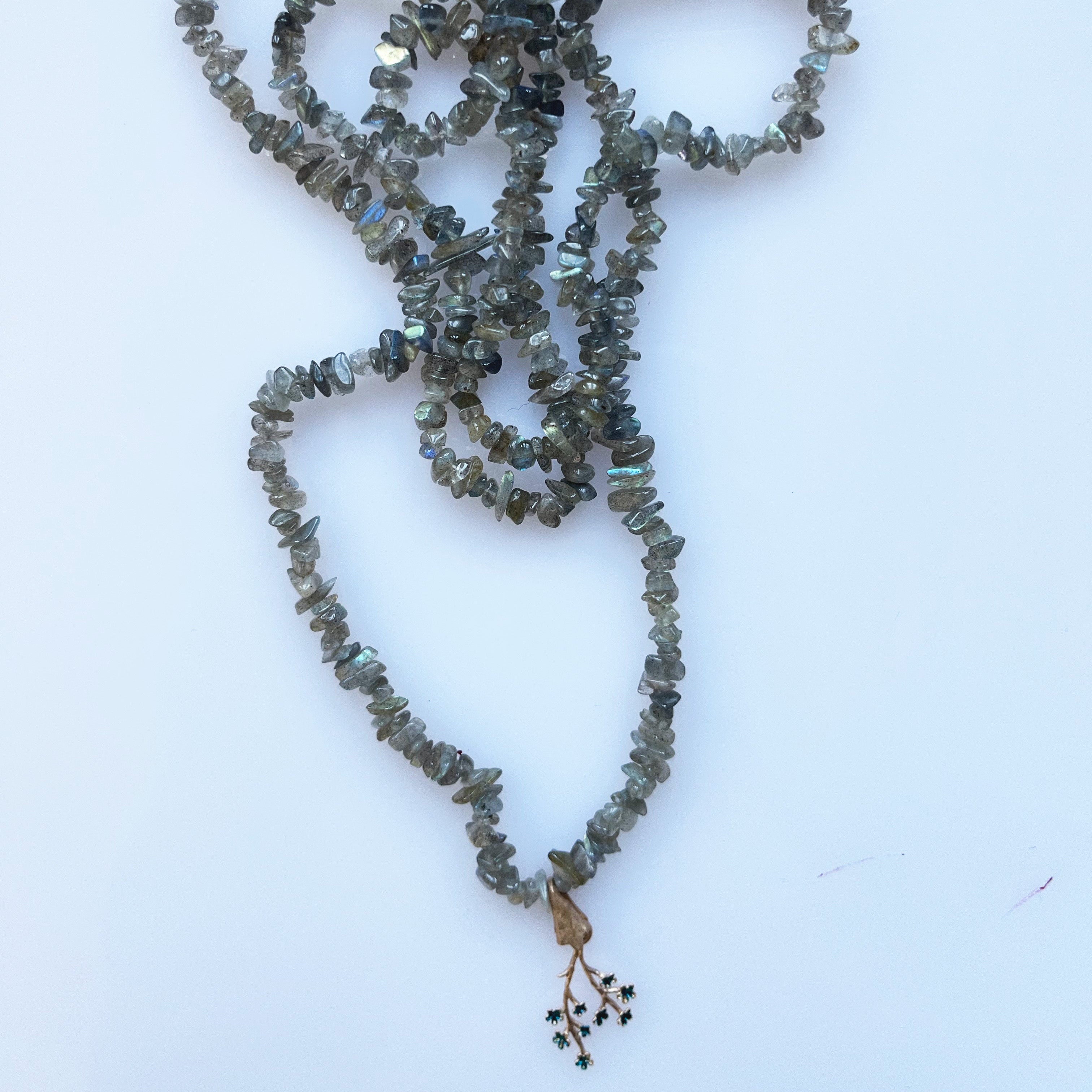 UniQue Labradorite Collana Lunga