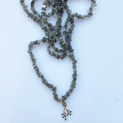 UniQue Labradorite Collana Lunga
