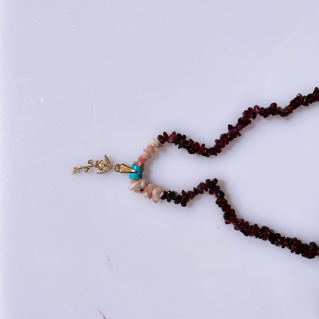 UniQue Granato Rosso Collana
