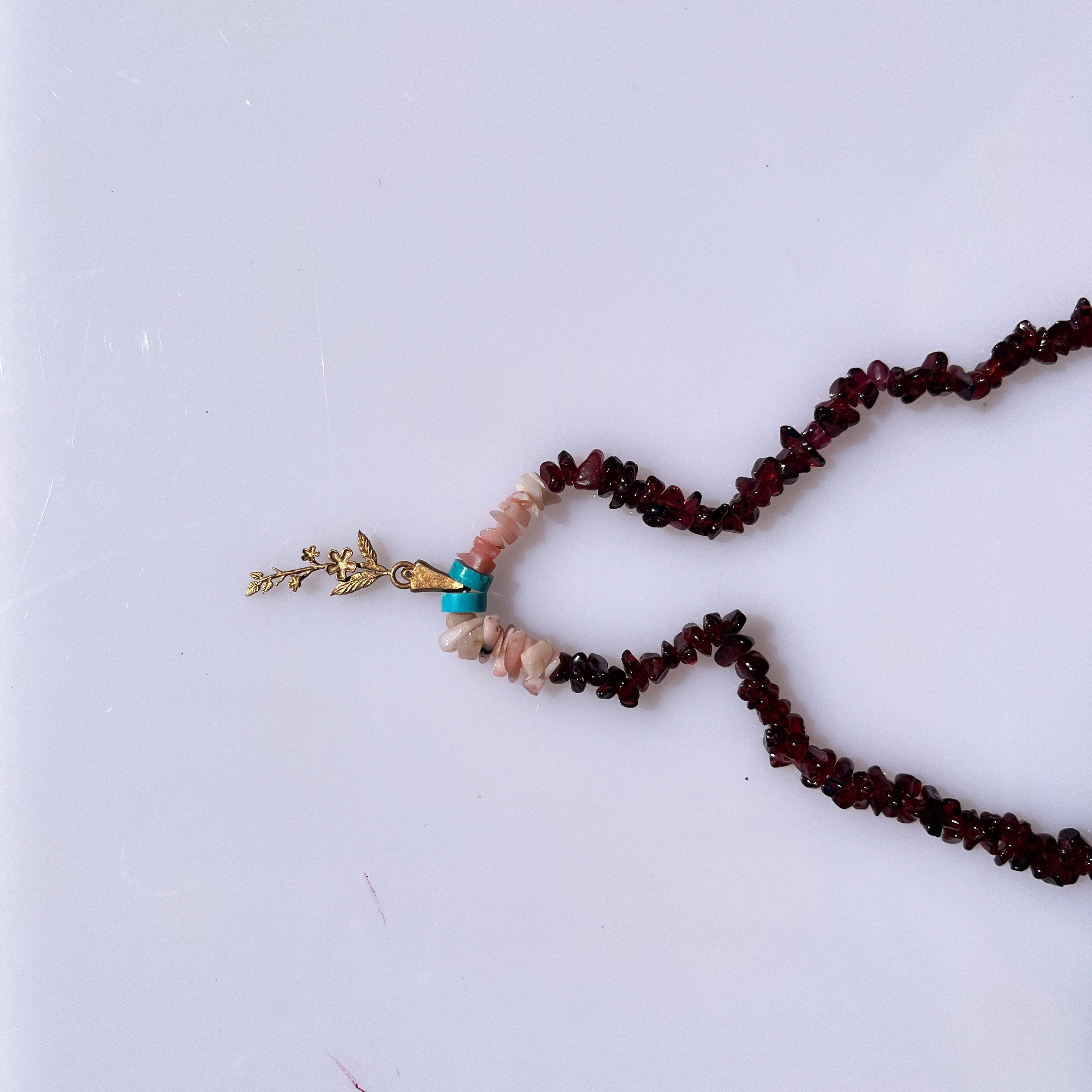 UniQue Granato Rosso Collana