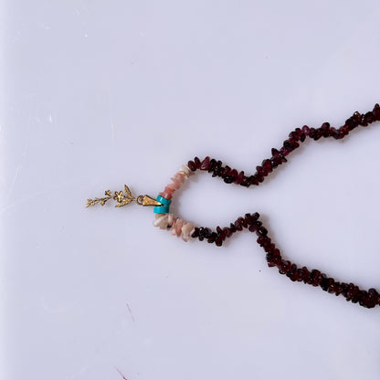 UniQue Granato Rosso Collana