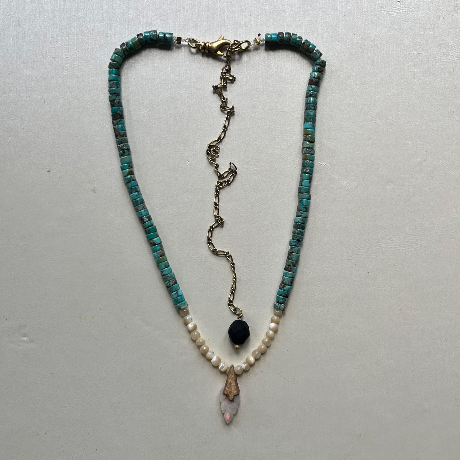 UniQue Turchese Madreperla Collana