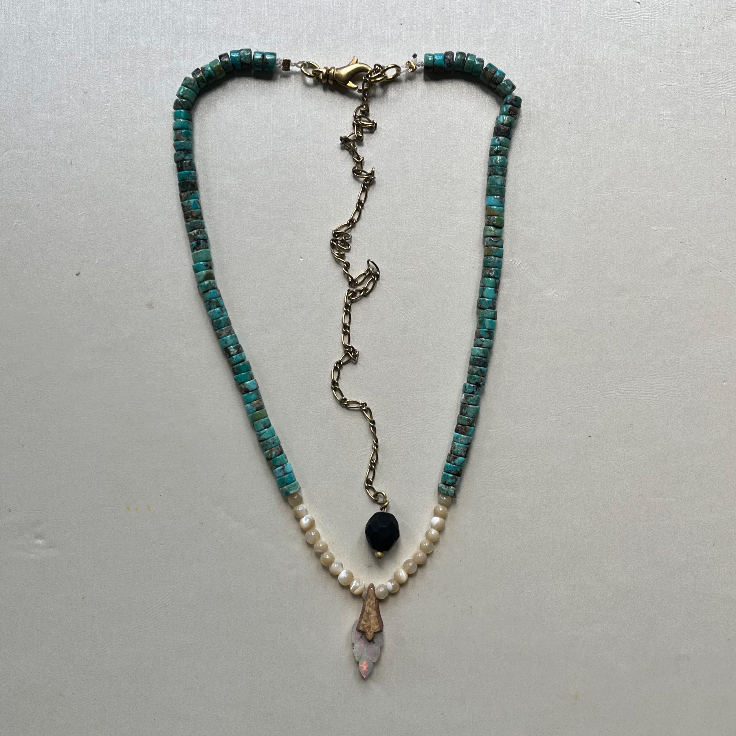 UniQue Turchese Madreperla Collana