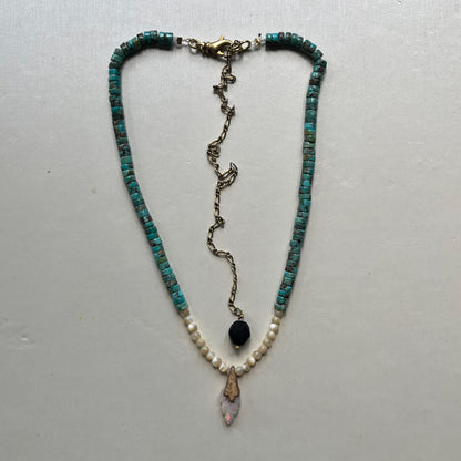 UniQue Turchese Madreperla Collana