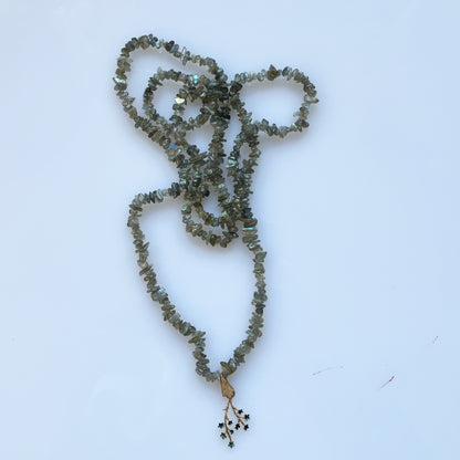 UniQue Labradorite Collana Lunga