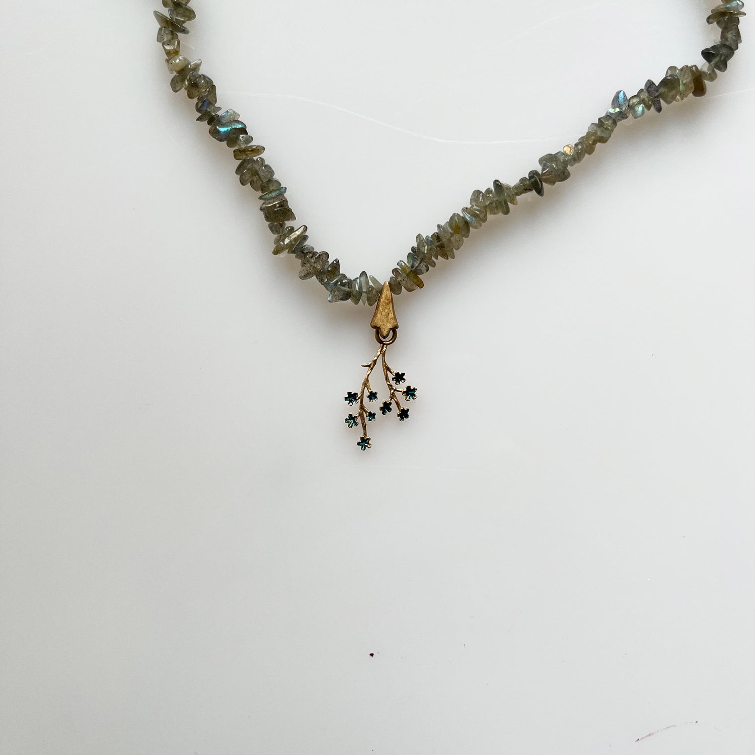 UniQue Labradorite Collana Lunga