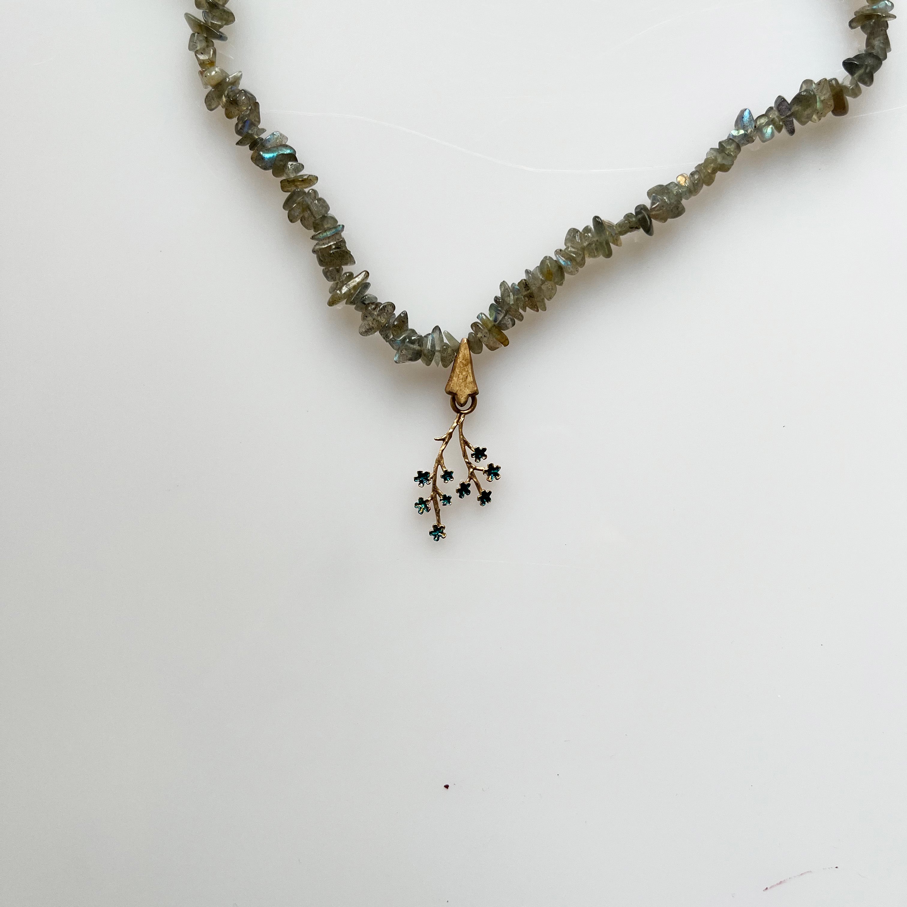 UniQue Labradorite Collana Lunga