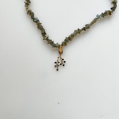 UniQue Labradorite Collana Lunga